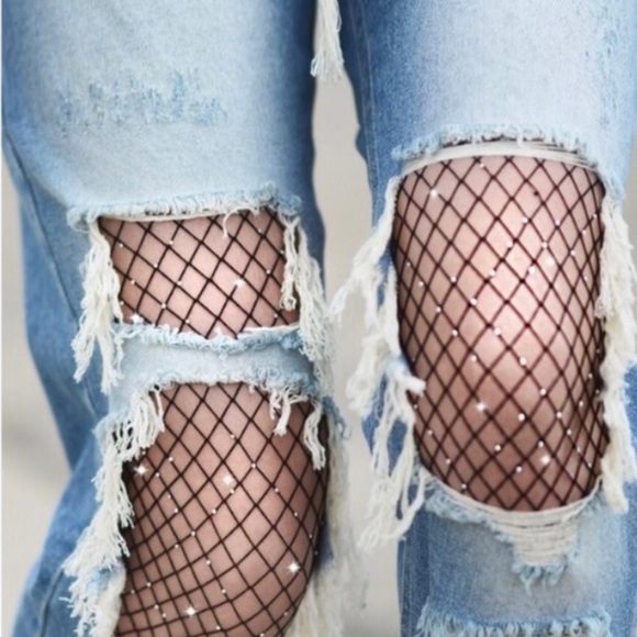 🆕Ultra sexy glitter fishnets!🥰 - Picture 5 of 6